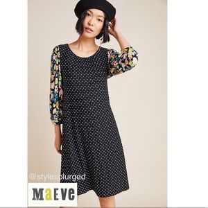 NWT ANTHRO Sawyer Balloon-Sleeved Tunic size med
